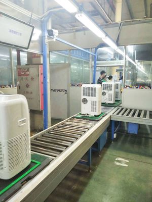380V Outdoor Unit Air Conditioner Assembly Line With Galvanized Steel ...